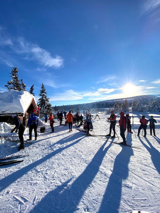 Lys Og Moderne Leilighet Rett Ved Skiloypa Pa Nordseter - Kort Vei Til Sjusjoen, Lillehammer Og Hafjell - Dyr Ikke Tillatt Exterior photo